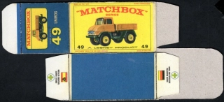 Replika Box - Matchbox Regular Wheels - No.49 Unimog