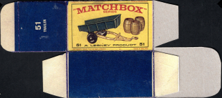 Replika Box - Matchbox Regular Wheels - No.51 Trailer