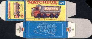 Replika Box - Matchbox Regular Wheels - No.51 8 Wheel Tipper