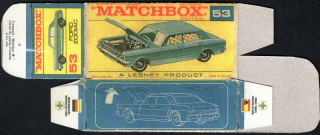 Replika Box - Matchbox Regular Wheels - No.53 Ford Zodiac