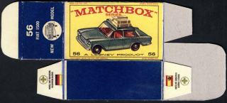 Replika Box - Matchbox Regular Wheels - No.56 Fiat 1500