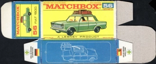 Replika Box - Matchbox Regular Wheels - No.56 Fiat 1500
