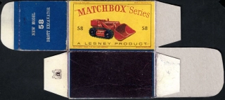 Replika Box - Matchbox Regular Wheels - No.58 Drott Excavator