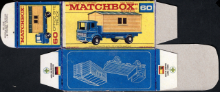 Replika Box - Matchbox Regular Wheels - No.60 Office Site Truck