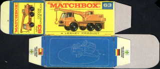 Replika Box - Matchbox Regular Wheels - No. 63 Dodge Crane Truck