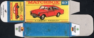 Replika Box - Matchbox Regular Wheels - No. 67 Volkswagen 1600 TL