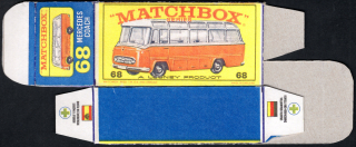 Replika Box - Matchbox Regular Wheels - No. 68 Mercedes Coach