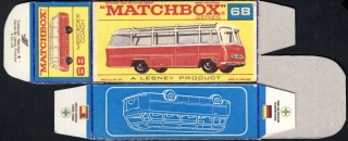 Replika Box - Matchbox Regular Wheels - No. 68 Mercedes Coach