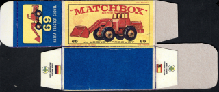 Replika Box - Matchbox Regular Wheels - No. 69 Hatra Tractor Shovel