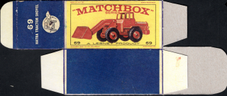 Replika Box - Matchbox Regular Wheels - No. 69 Hatra Tractor Shovel