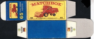 Replika Box - Matchbox Regular Wheels - No. 65 Class Combine Harvester