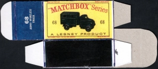 Replika Box - Matchbox Regular Wheels - No. 68 Army Wireless Truck