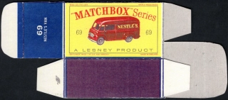 Replika Box - Matchbox Regular Wheels - No. 69 Nestle's Van