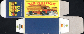 Replika Box - Matchbox Regular Wheels - No.70 Grit-Spreading Truck