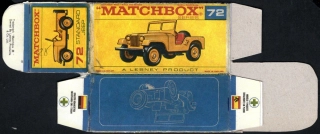 Replika Box - Matchbox Regular Wheels - No.72 Standard Jeep