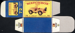 Replika Box - Matchbox Regular Wheels - No.72 Standard Jeep
