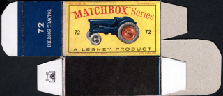 Replika Box - Matchbox Regular Wheels - No.72 Fordson Tractor