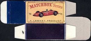 Replika Box - Matchbox Regular Wheels - No.73 Ferrari Racing Car