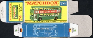 Replika Box - Matchbox Regular Wheels - No.74 Daimler Bus