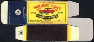Replika Box - Matchbox Regular Wheels - No.75 Thunderbird