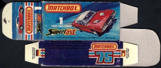 Replika Box - Matchbox Superfast - No.1 Dodge Challenger