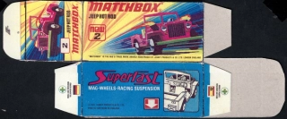 Replika Box - Matchbox Superfast - No.2 New Jeep Hot Rod