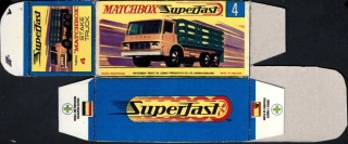 Replika Box - Matchbox Superfast - No.4 Stake Truck