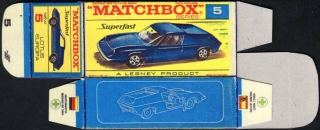 Replika Box - Matchbox Superfast - No.5 New Lotus Europa