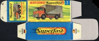 Replika Box - Matchbox Superfast - No.7 Ford Refuse Truck