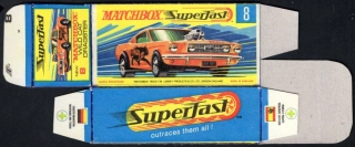 Replika Box - Matchbox Superfast - No.8 Wild Cat Dragster