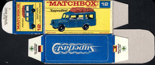 Replika Box - Matchbox Superfast - No.12 Safari Land Rover