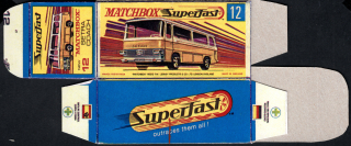 Replika Box - Matchbox Superfast - No.12 Setra Coach