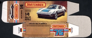 Replika Box - Matchbox Superfast - No.14 Rallye Royale