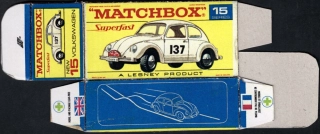 Replika Box - Matchbox Superfast - No.15 Vokswagen