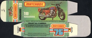 Replika Box - Matchbox Superfast - No.18 Hondarora