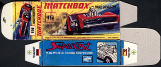Replika Box - Matchbox Superfast - No.19 Road Dragster