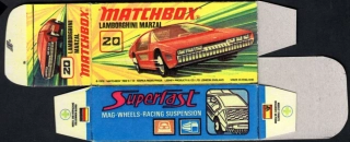 Replika Box - Matchbox Superfast - No.20 Lamborghini Marzal