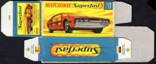 Replika Box - Matchbox Superfast - No.20 Lamborghini Marzal