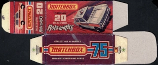 Replika Box - Matchbox Superfast - No.20 Police Patrol