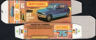 Replika Box - Matchbox Superfast - No.21 Renault 5TL