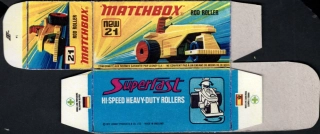 Replika Box - Matchbox Superfast - No.21 Rod Roller