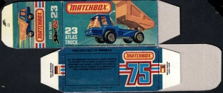 Replika Box - Matchbox Superfast - No.23 Atlas Truck