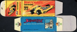 Replika Box - Matchbox Superfast - No.24 Team Matchbox