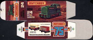 Replika Box - Matchbox Superfast - No.24 Diesel Shunter