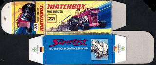Replika Box - Matchbox Superfast - No.25 Mod Tractor