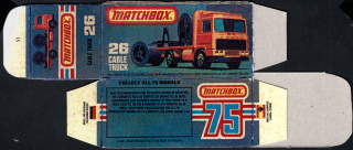 Replika Box - Matchbox Superfast - No.26 Cable Truck