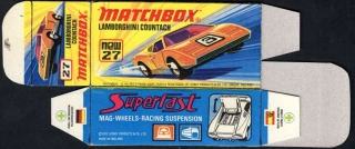 Replika Box - Matchbox Superfast - No.27 Lamborghini Countach