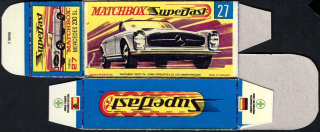Replika Box - Matchbox Superfast - No.27 Mercedes 230 SL.