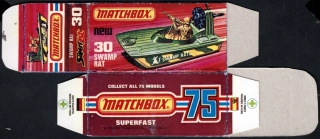 Replika Box - Matchbox Superfast - No.30 Swamp Rat