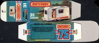 Replika Box - Matchbox Superfast - No.31 Caravan
